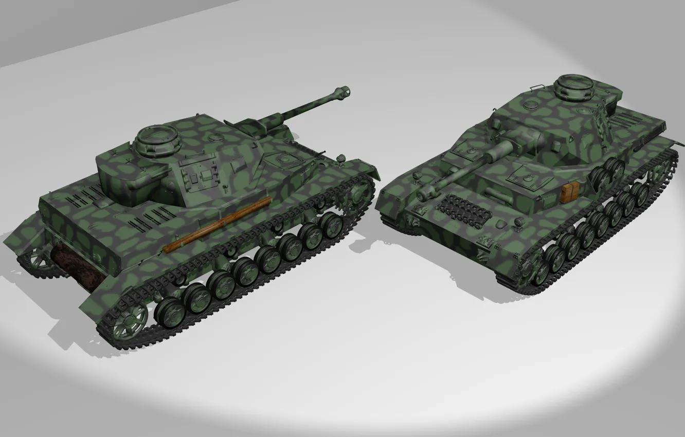 Photo wallpaper model, technique, tank, German, Pz.Kpfw. IV, camouflage