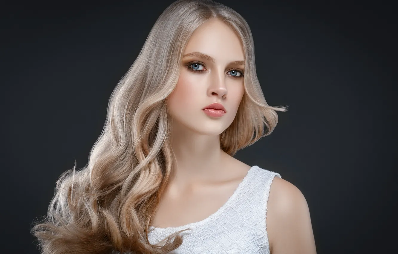 Photo wallpaper look, face, pose, hair, portrait, beauty, long hair, blonde
