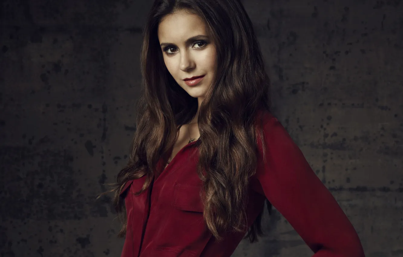 Photo wallpaper Nina Dobrev, Nina Dobrev, promo, Vampire Diaries, Season 4