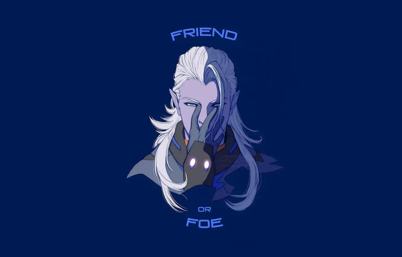 Photo wallpaper look, elf, hands