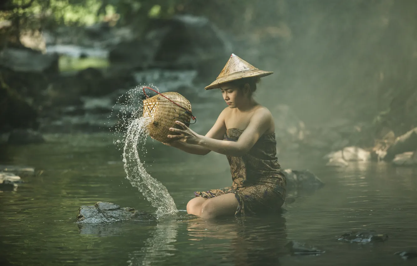 Photo wallpaper China, wallpaper, girl, sexy, woman, model, asian, cute