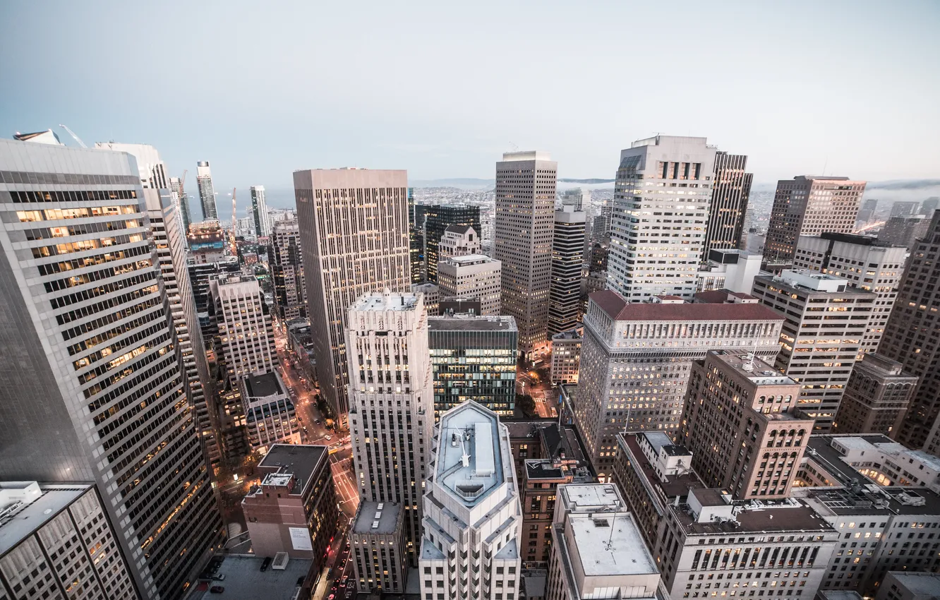 Photo wallpaper USA, United States, Chicago