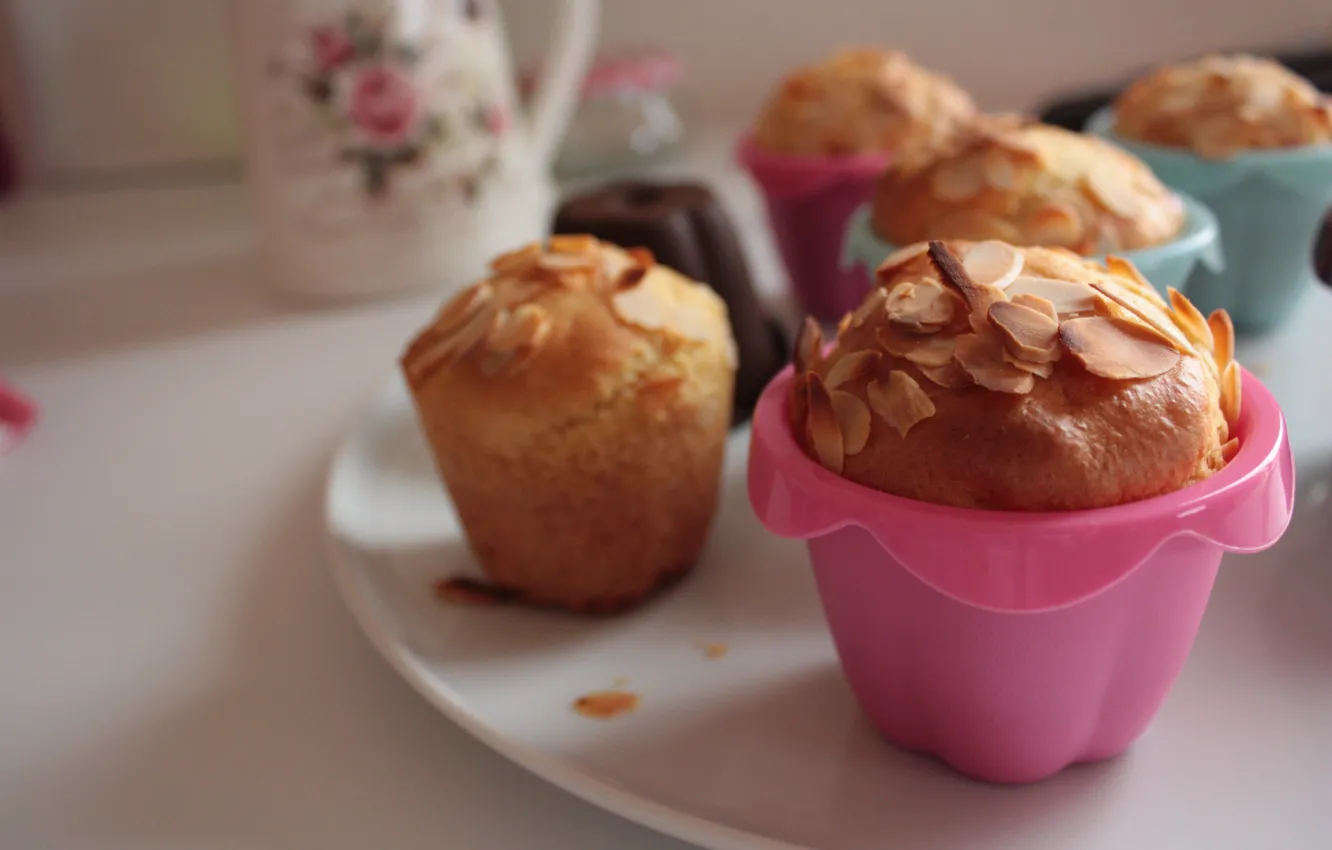 Photo wallpaper sweets, cupcakes, cupcakes