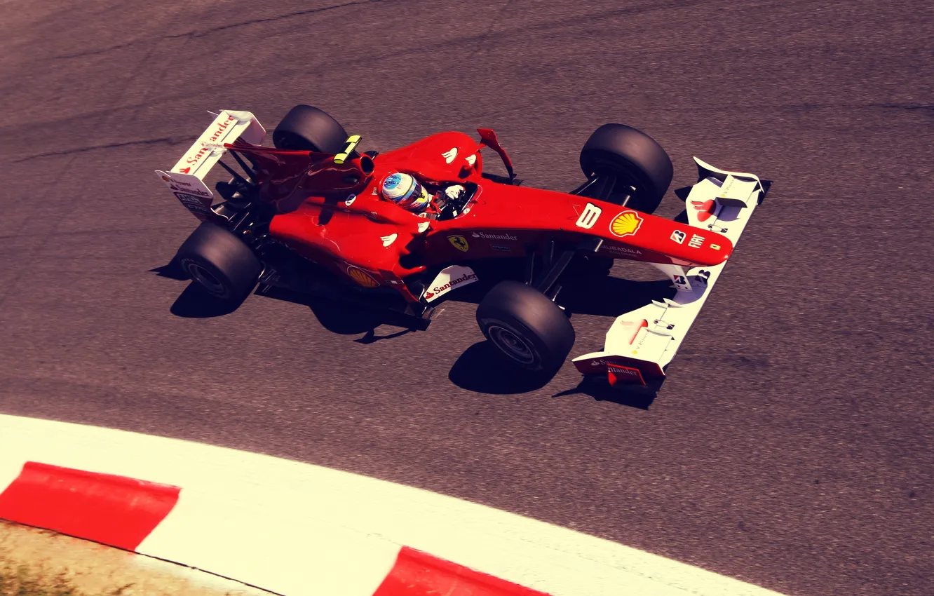 Photo wallpaper track, formula 1, Ferrari, pilot, Ferrari, Formula 1, racer, 2011