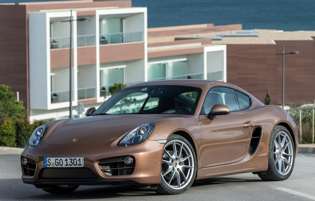 Photo wallpaper auto, Porsche, Cayman, Porsche, 2013, Caiman