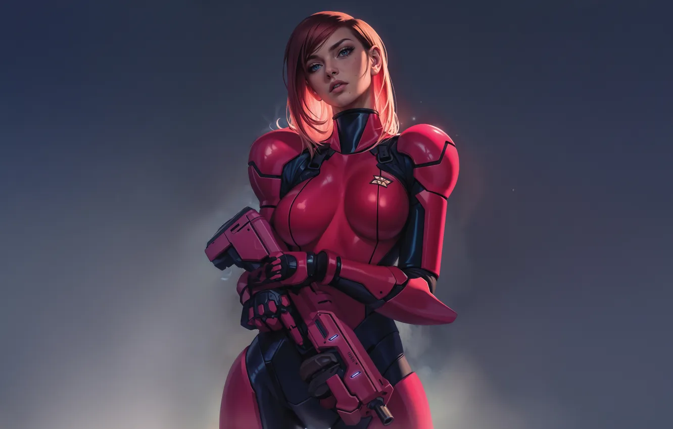 Photo wallpaper Elite, crimson, Operative