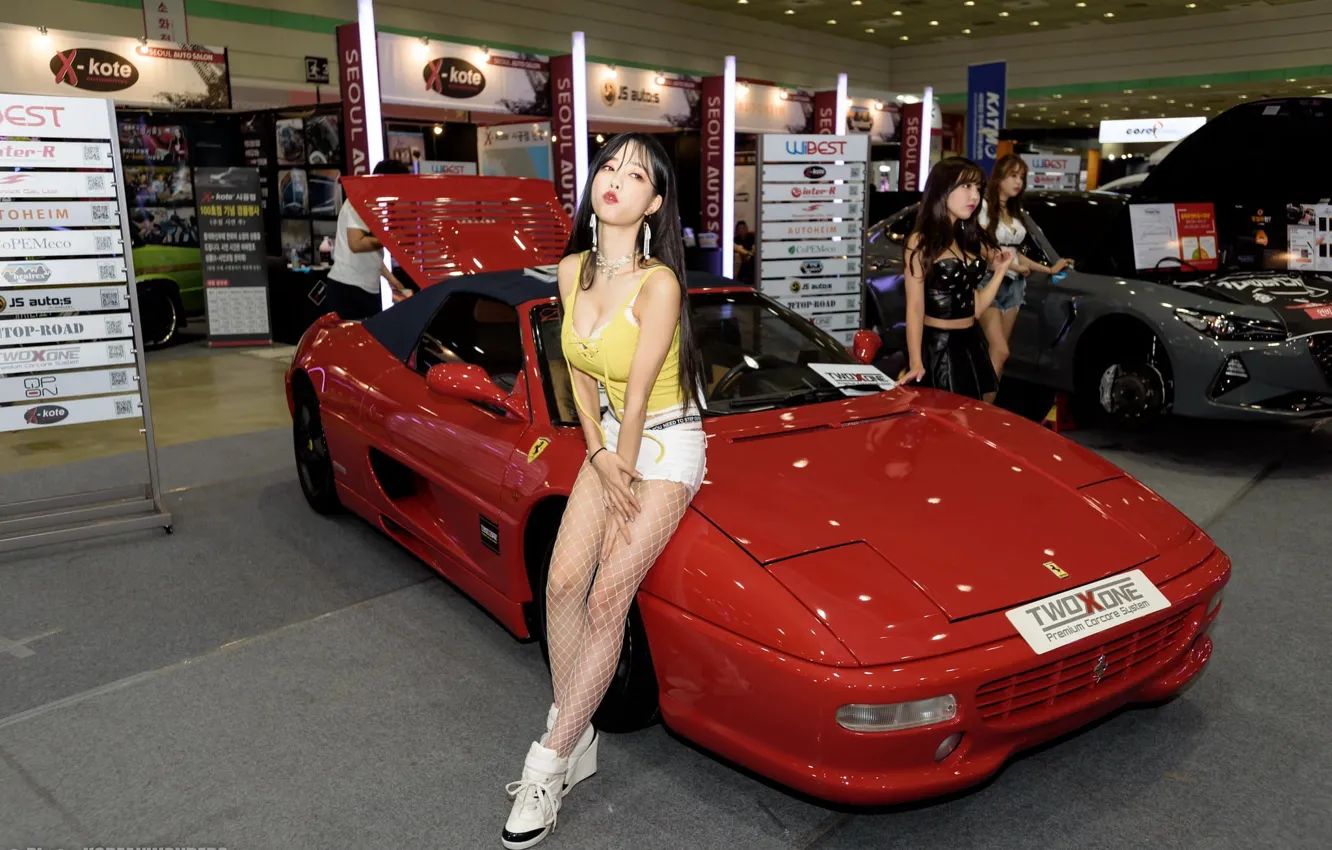 Photo wallpaper Carros, cute star fluffy people, actress woman pretty, brown hair beautiful, singer artists nice, Models …