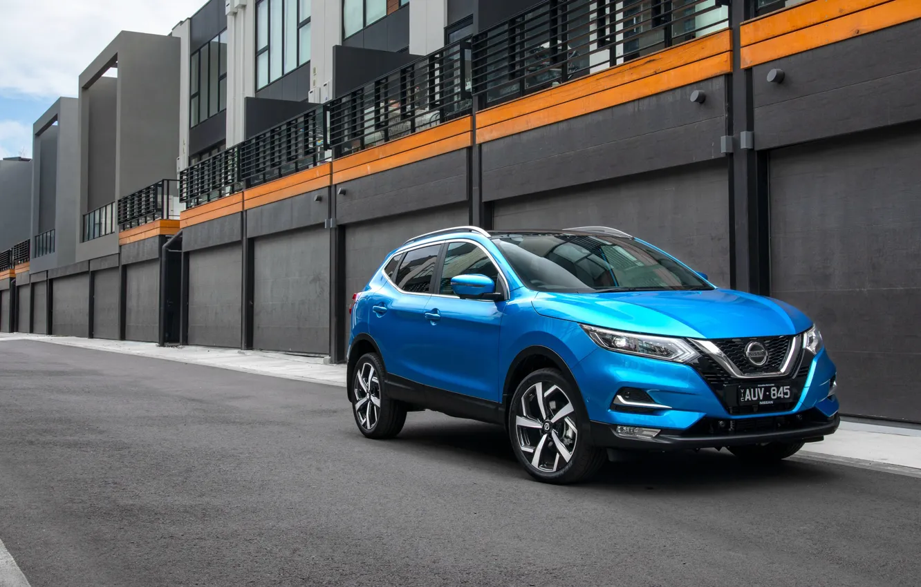 Photo wallpaper Qashqai Ti, Nissan, Qashqai, crossover, 2018