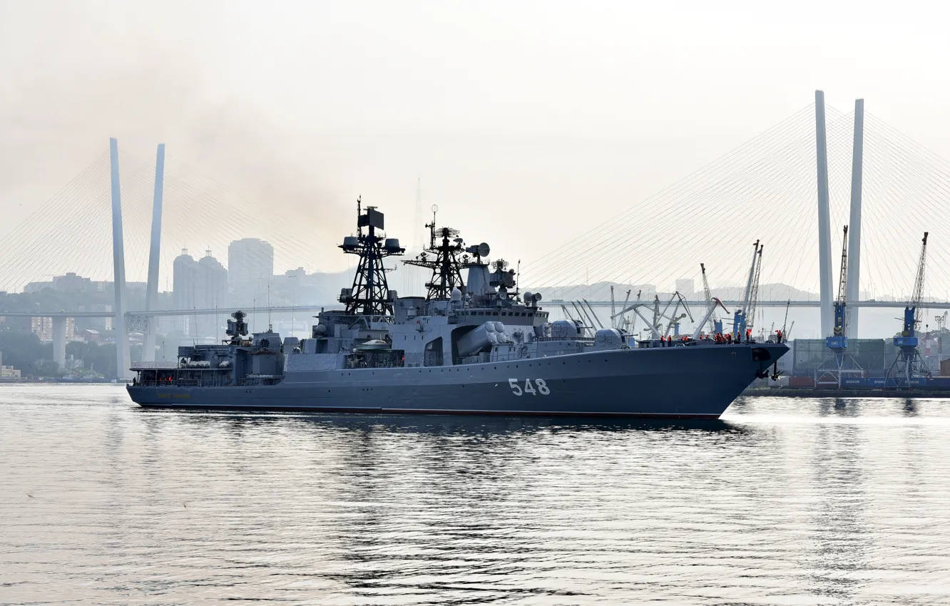 Photo wallpaper ship, large, anti-submarine, Admiral Panteleyev, project 1155