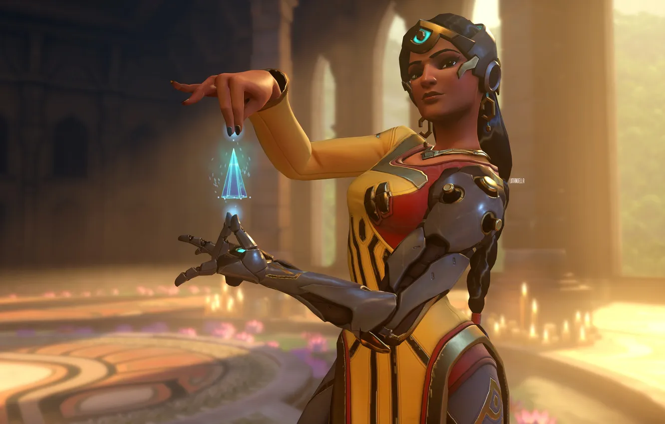 Photo wallpaper Blizzard, Blizzard Entertainment, Overwatch, Symmetra, Symmetra