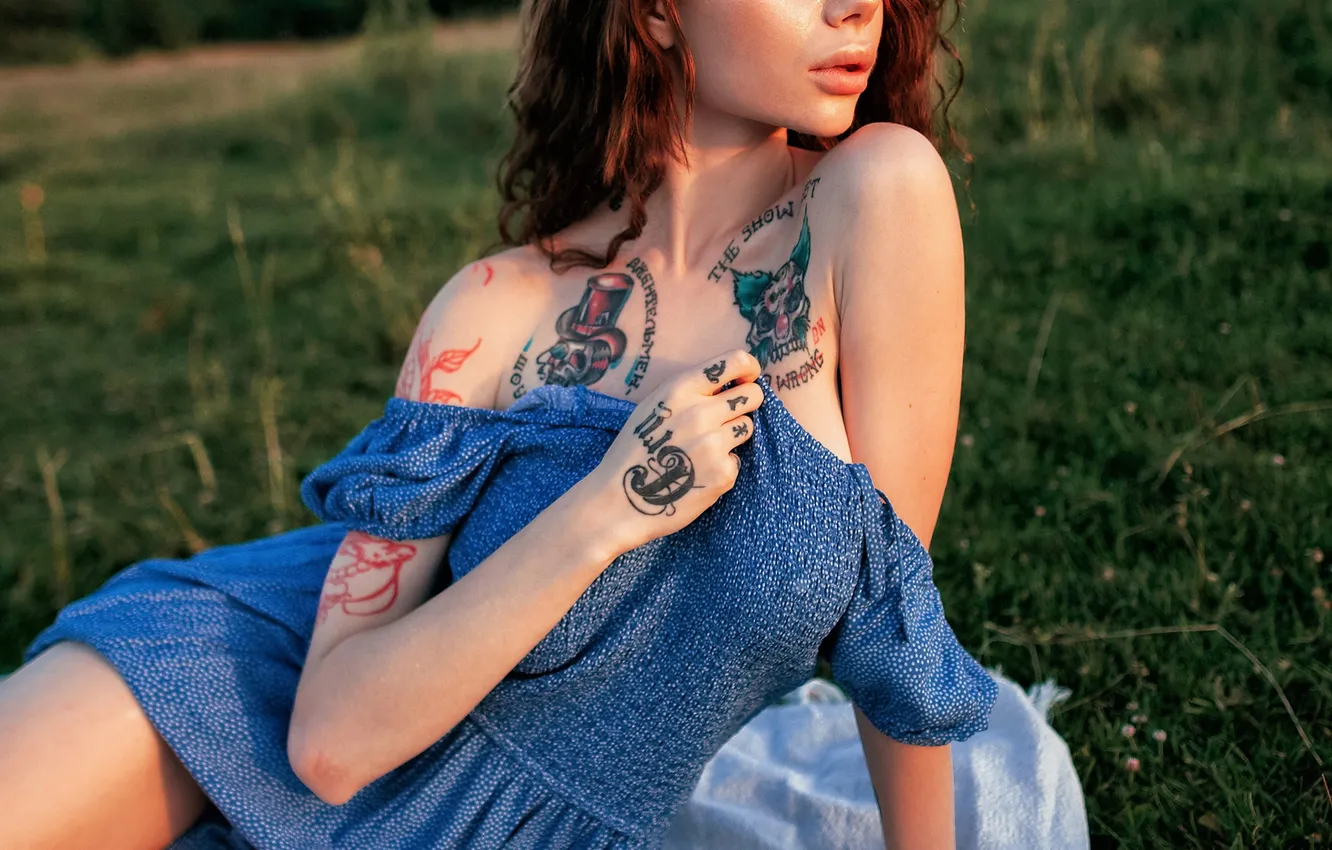 Photo wallpaper nature, photoshoot, Yana, Viktor Rakov