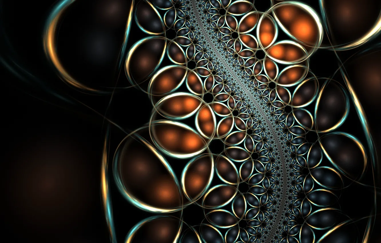 Photo wallpaper abstraction, pattern, fractal, ornament, abstract background
