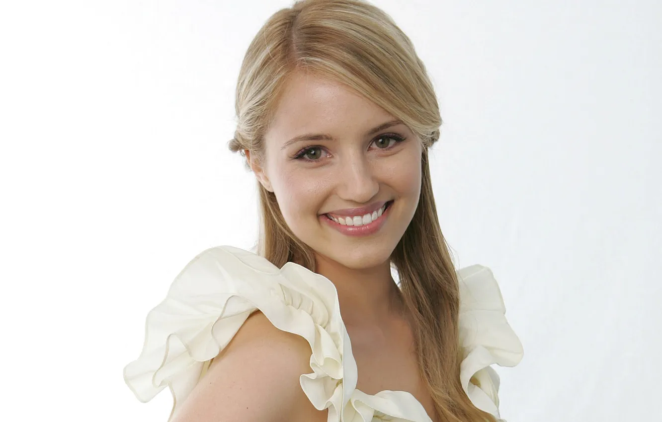 Photo wallpaper girl, smile, actress, Dianna Agron, Dianna Agron