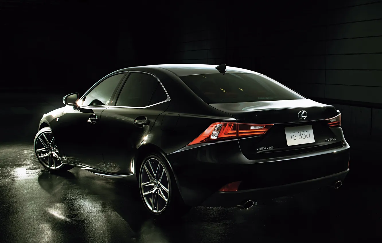 Photo wallpaper car, Lexus, black, Lexus, wallpapers, fon, IS 350, F-Sport
