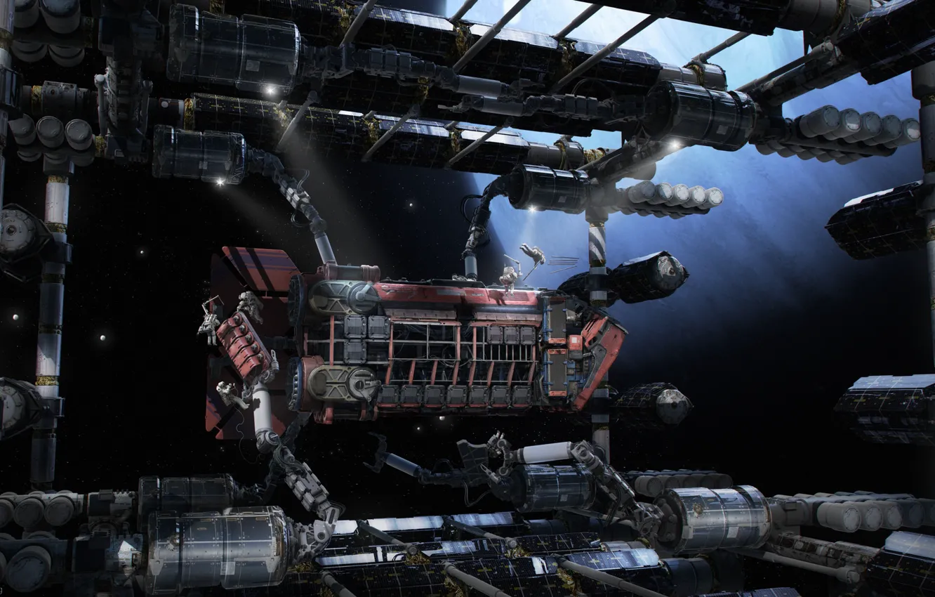 Photo wallpaper space, Doc, equipment, camera, LRT Mk 5 base