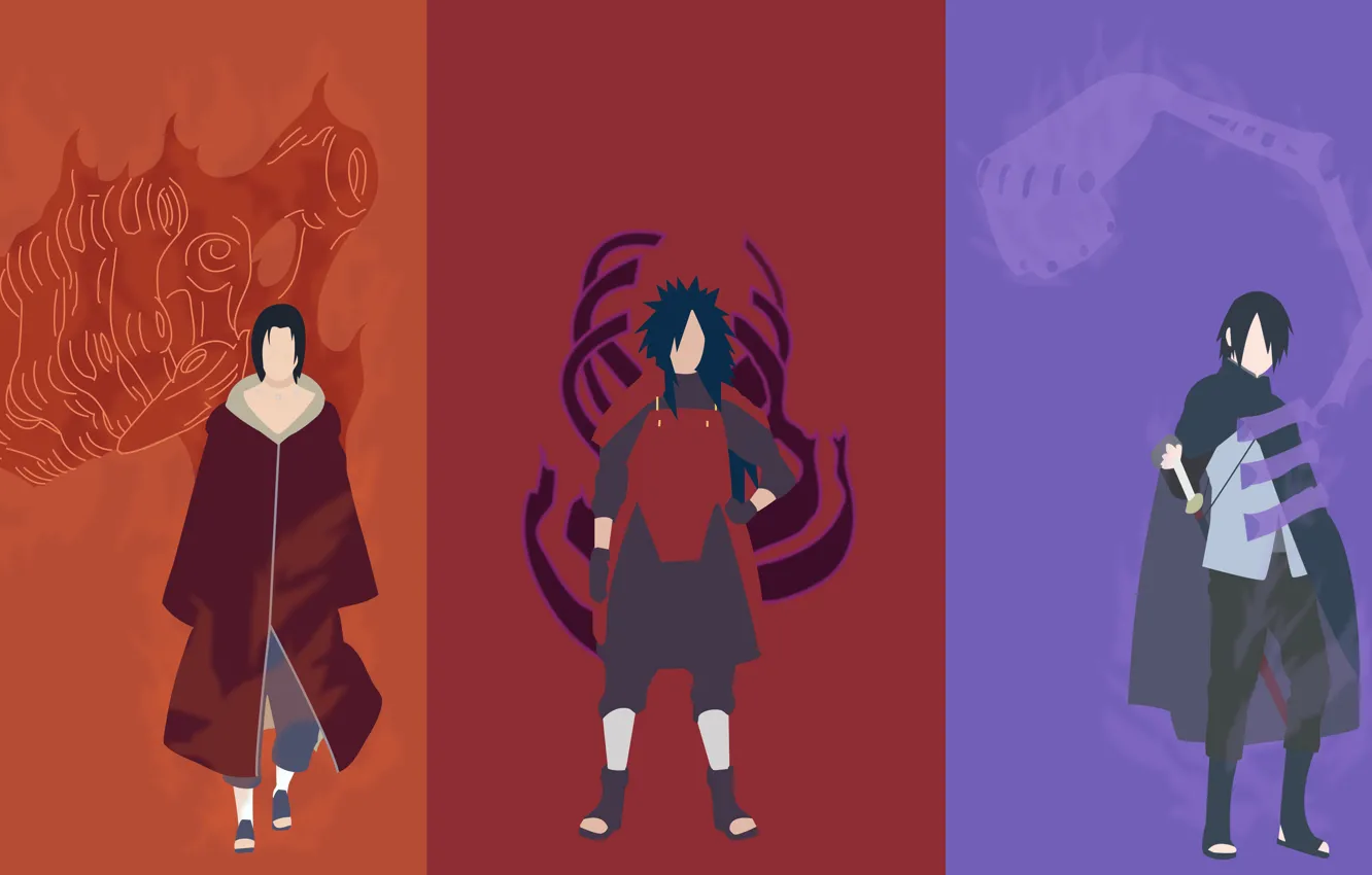 Photo wallpaper sword, Naruto, armor, anime, katana, ken, blade, Itachi
