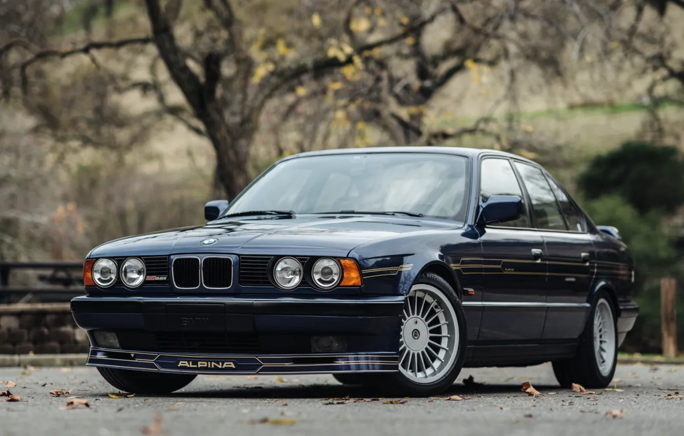 Photo wallpaper BMW, E34, ALPINA, B10, BITURBO