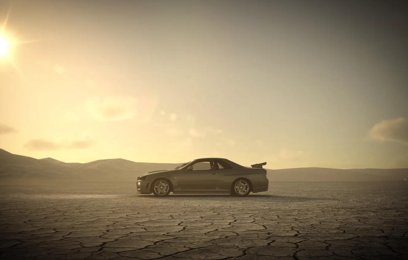 Photo wallpaper cars, games, Nissan Skyline