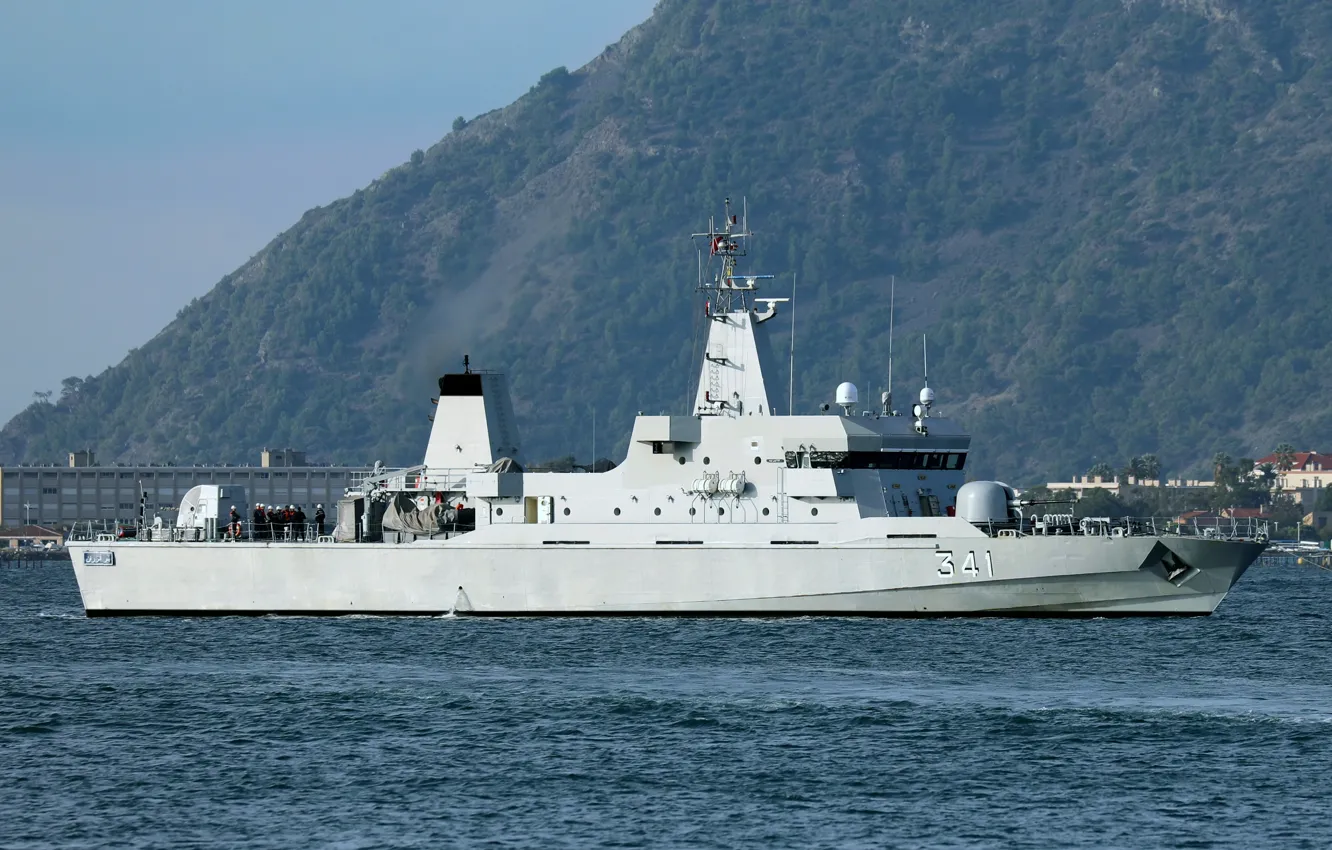 Photo wallpaper ship, patrol, An Anzaran, Moroccan Navy