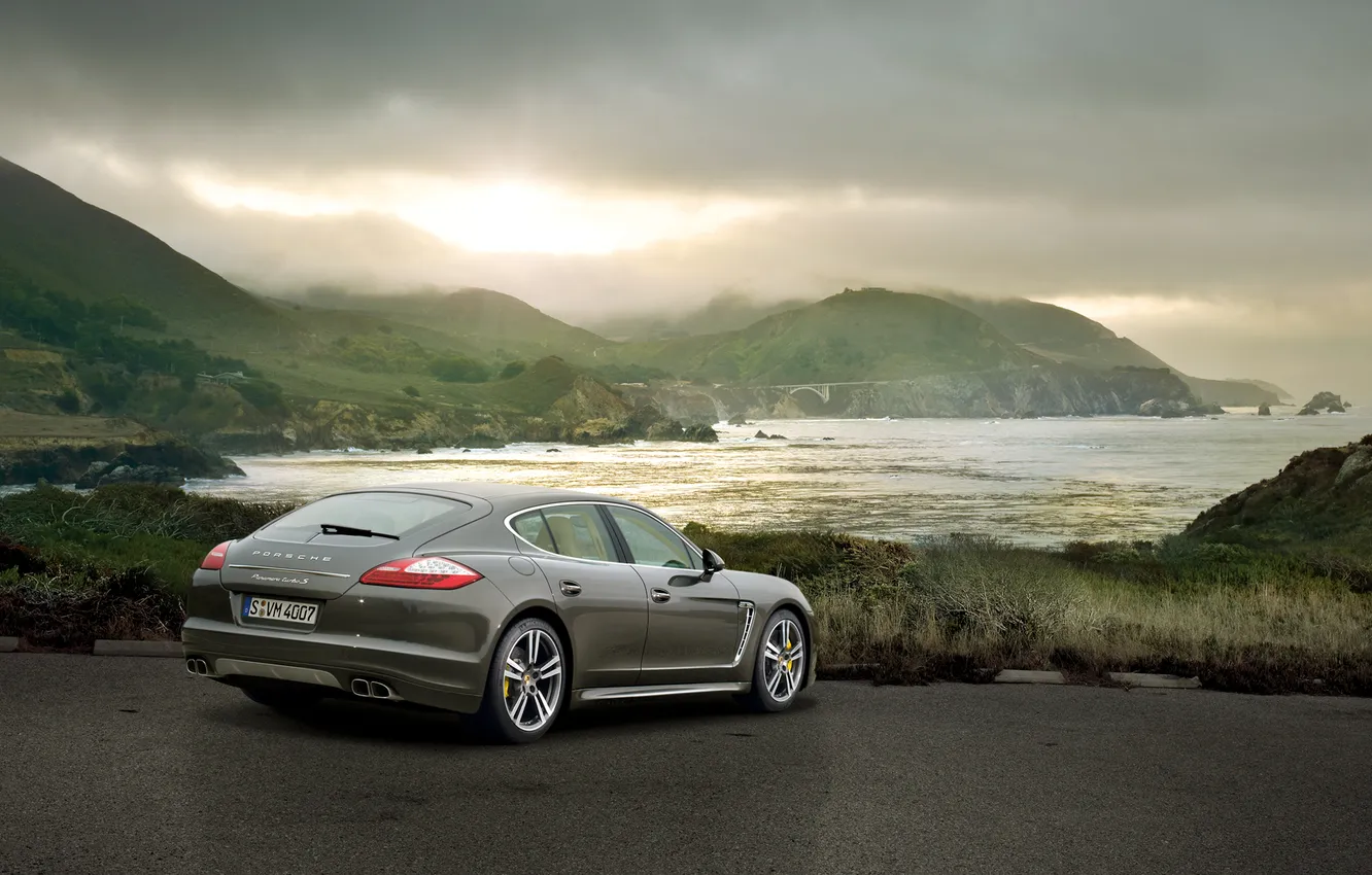 Photo wallpaper Porsche, Panamera, TurboS