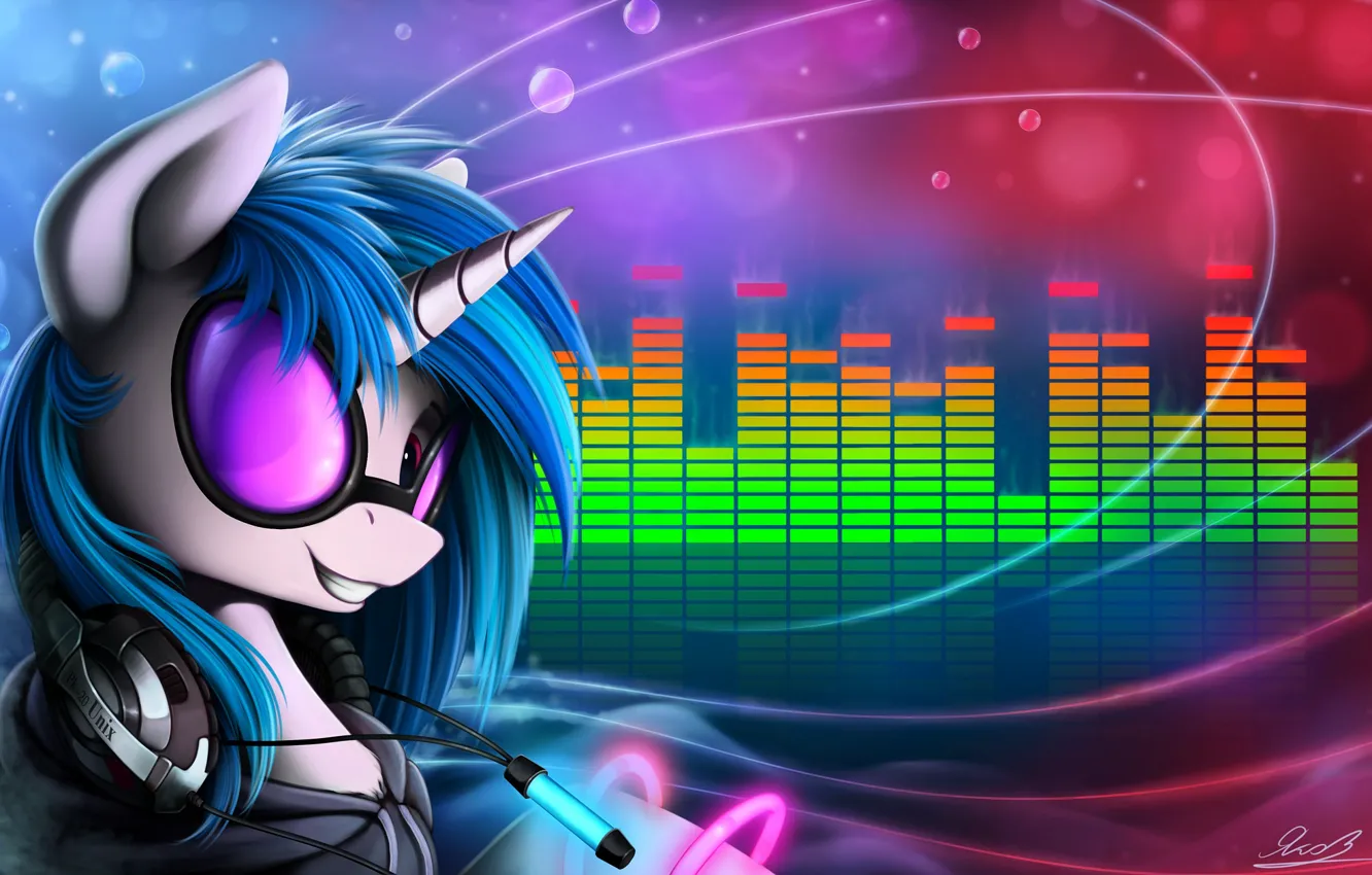 Photo wallpaper wub, mlp, djpon3