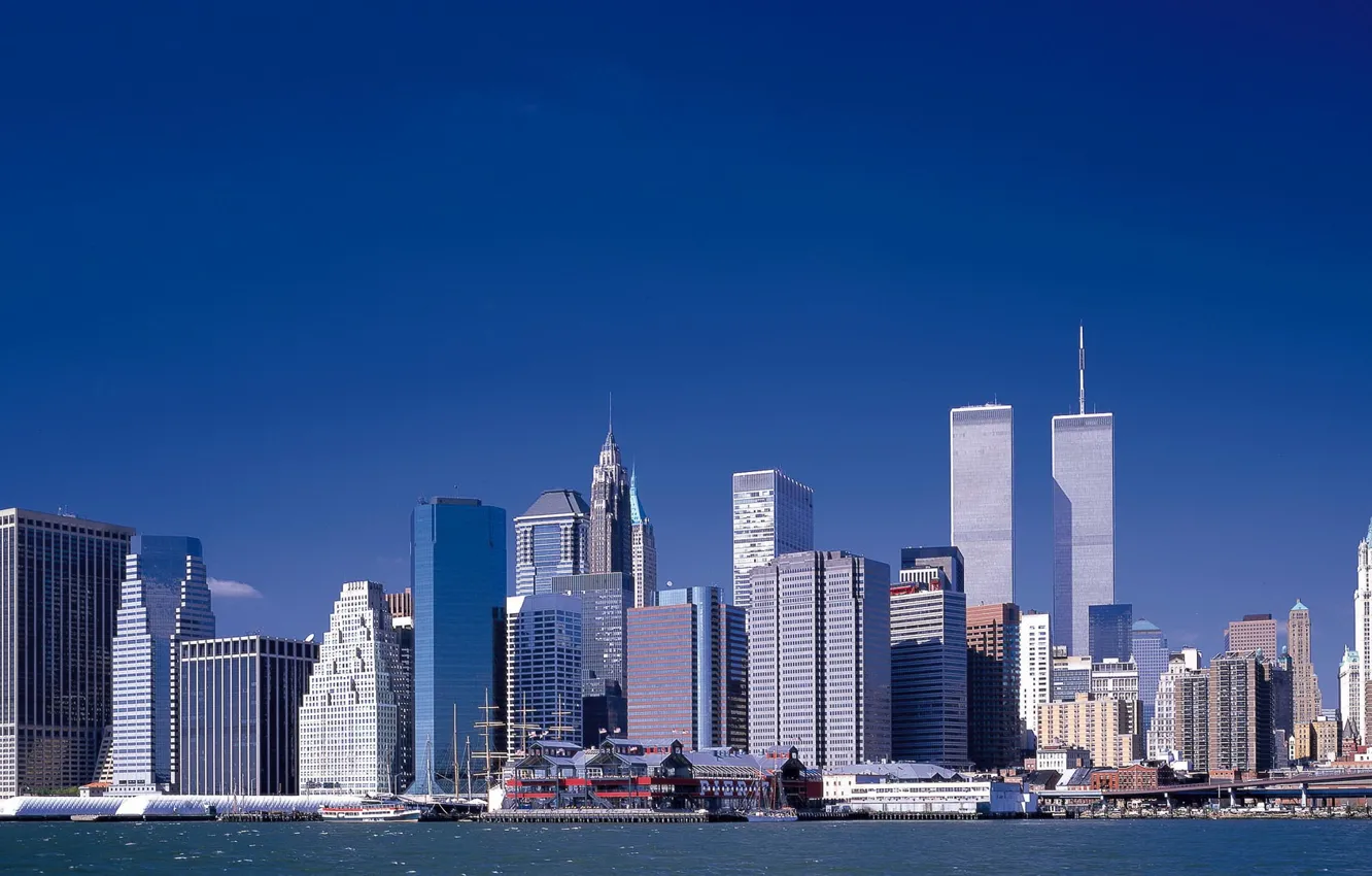 Photo wallpaper New York, promenade, Gemini