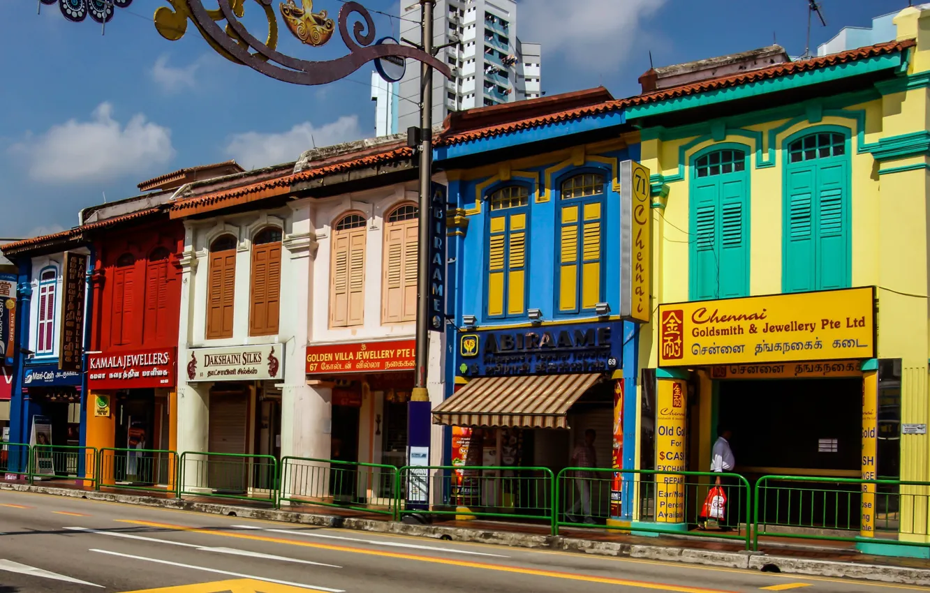 Photo wallpaper Singapore, home, Little India