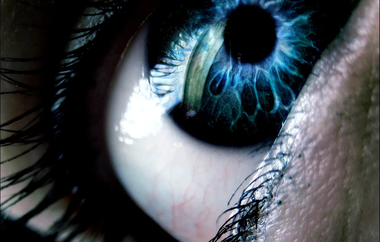 Photo wallpaper eyes, the darkness, 157