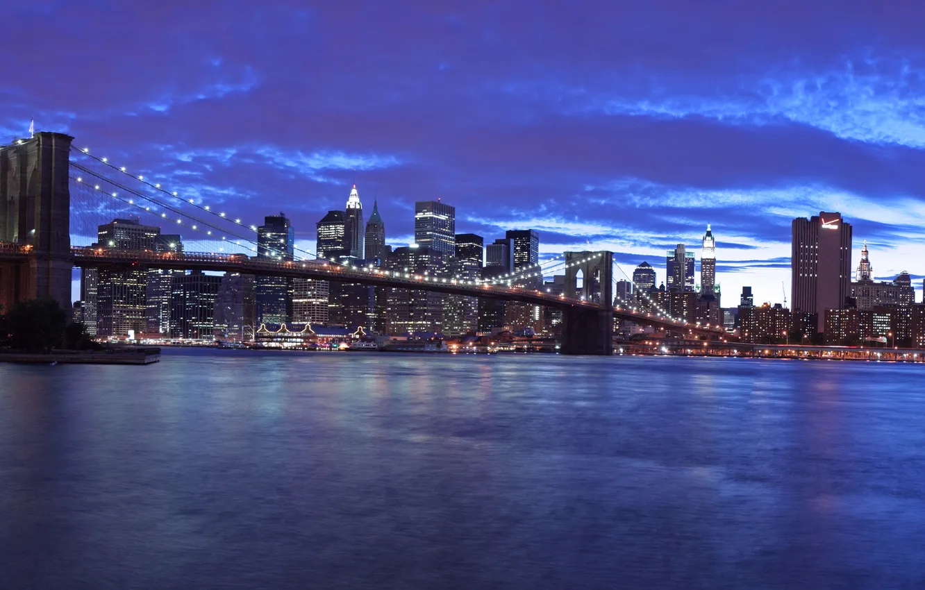 Photo wallpaper water, city, landscapes, America, new York, USA