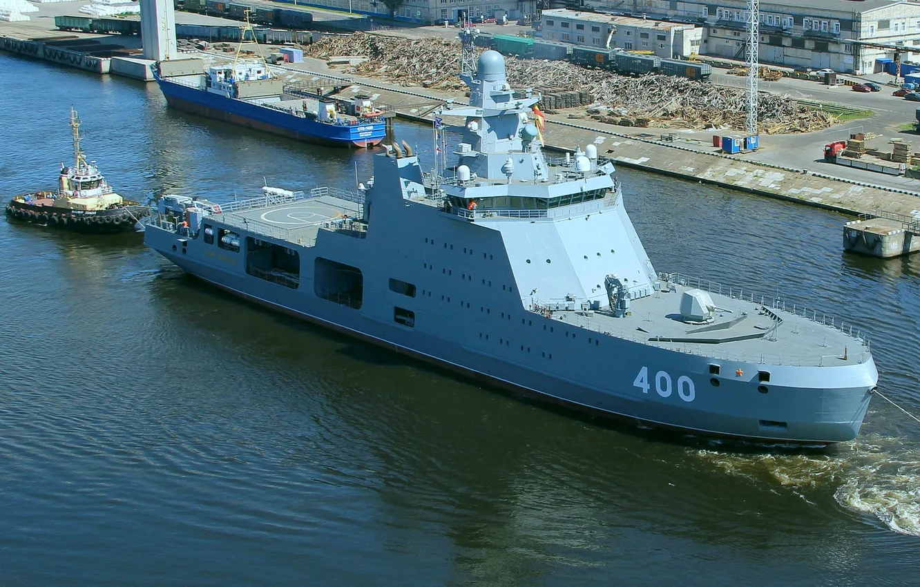 Photo wallpaper ship, patrol, Ivan Papanin, ice class