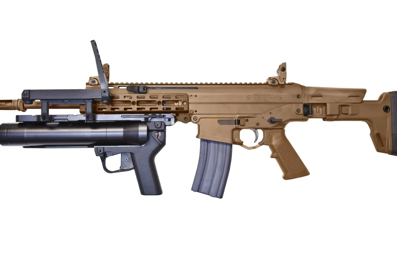 Photo wallpaper gun, weapon, charger, rifle, assault rifle, granade laucher, clip, Remington