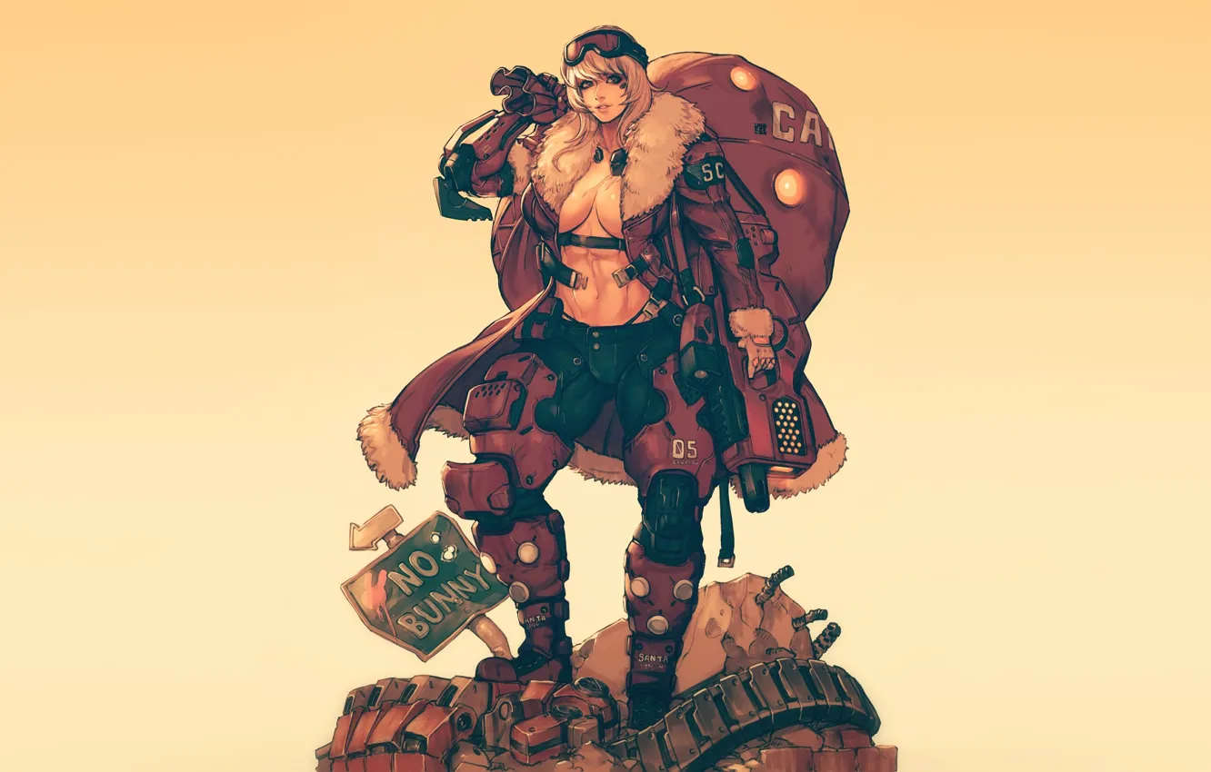 Photo wallpaper girl, sexy, minimalism, art, fantasy, cyborg, art, West