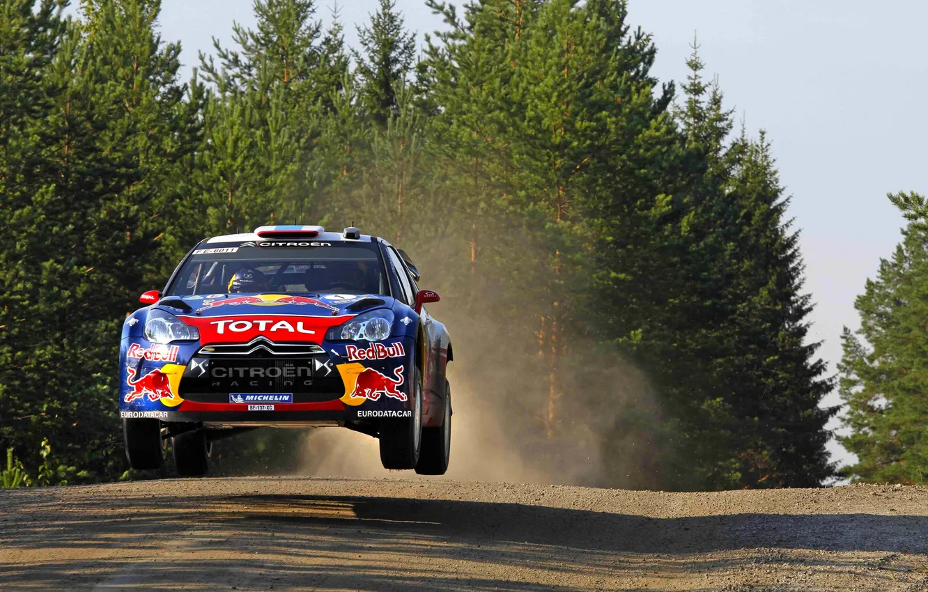 Photo wallpaper Sport, Speed, Citroen, Citroen, Red Bull, DS3, WRC, Rally