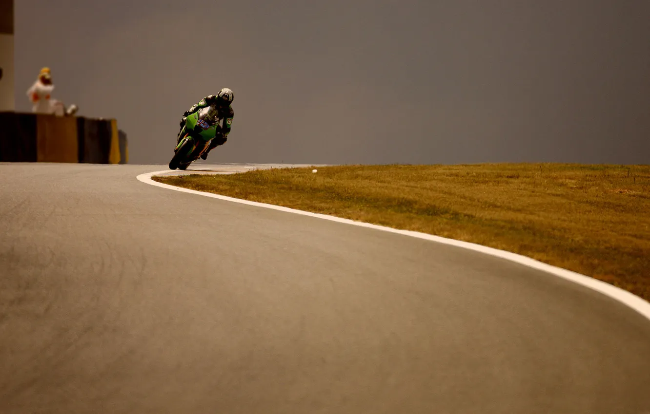 Photo wallpaper road, Kawasaki, Moto Wallpaper, 1920x1200 wallpapers, ZX-RR MOTOGP LeMans