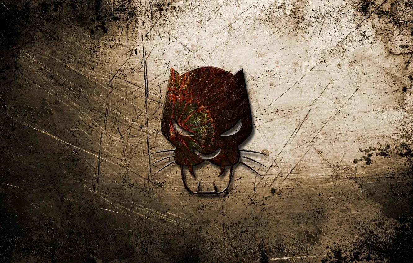 Photo wallpaper cinema, logo, man, movie, hero, film, mask, Panther