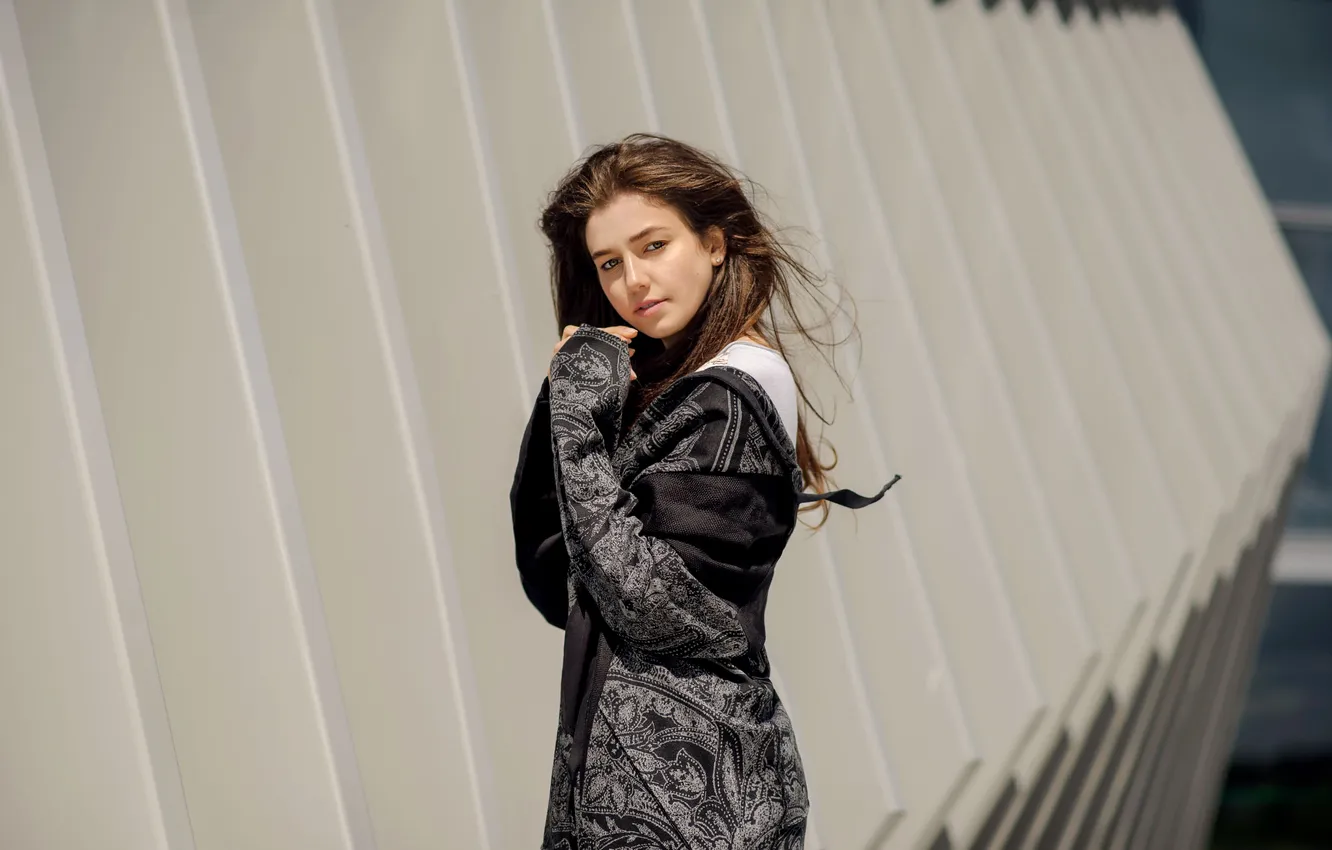 Photo wallpaper girl, pose, Denis Lytkin