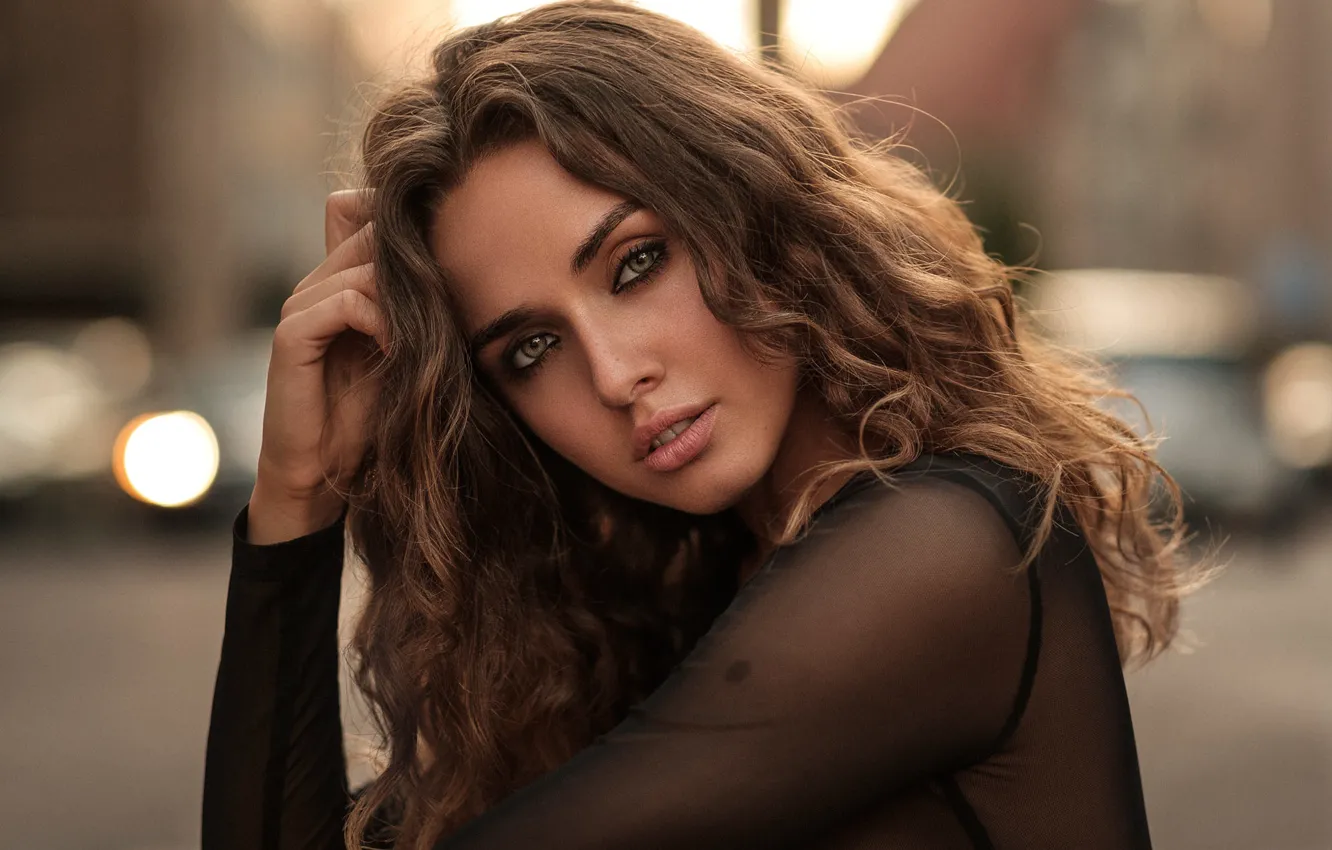 Photo wallpaper portrait, sponge, Martin Kühn, Samira