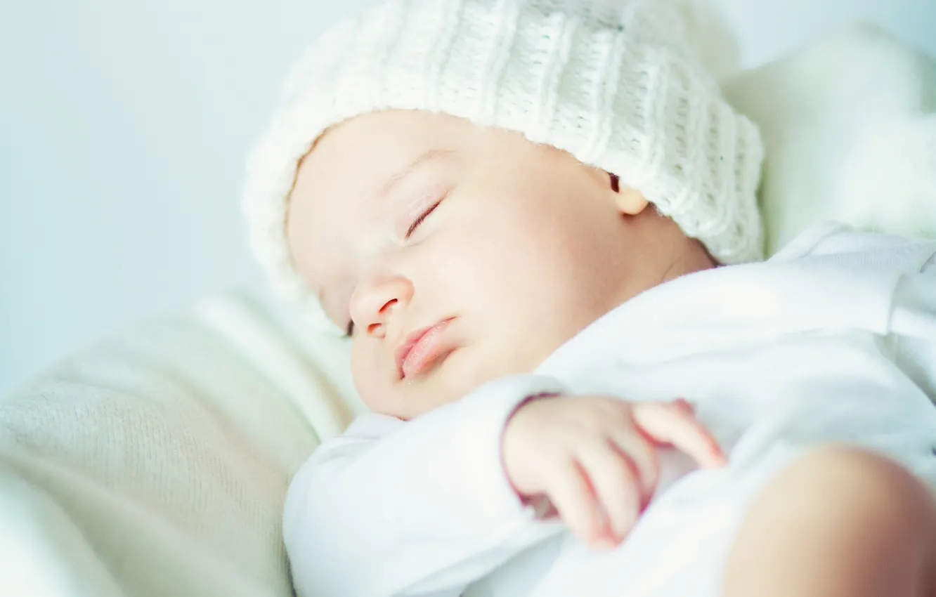 Photo wallpaper children, face, sweet, baby, kid, newborn