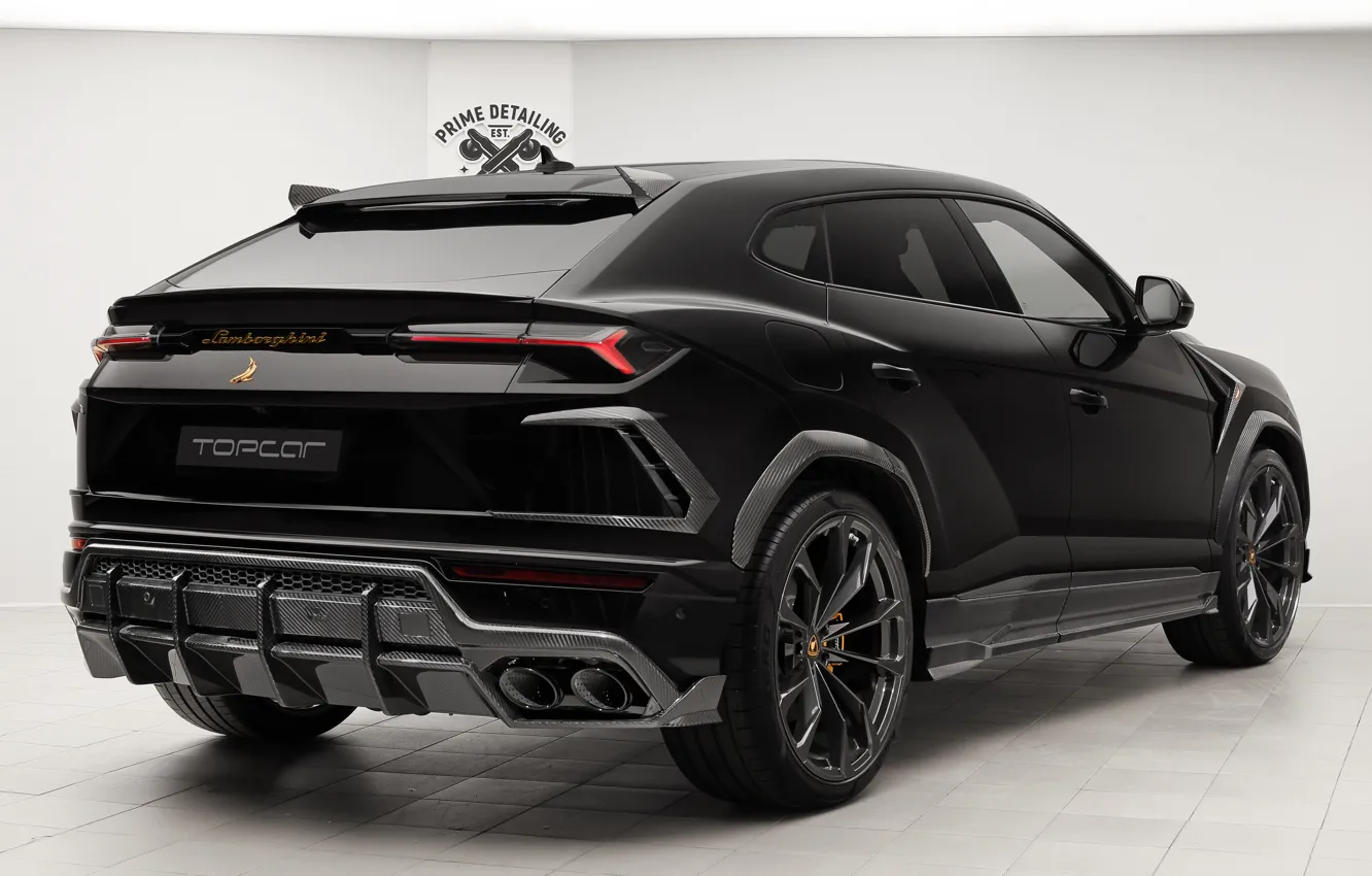 Photo wallpaper Lamborghini, rear view, 2018, Ball Wed, Urus