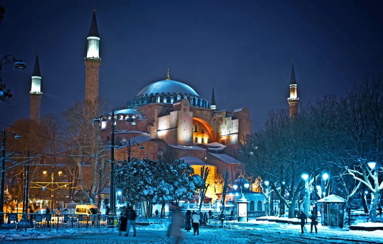 Photo wallpaper Istanbul, Turkey, Mosque, Istanbul, Turkey