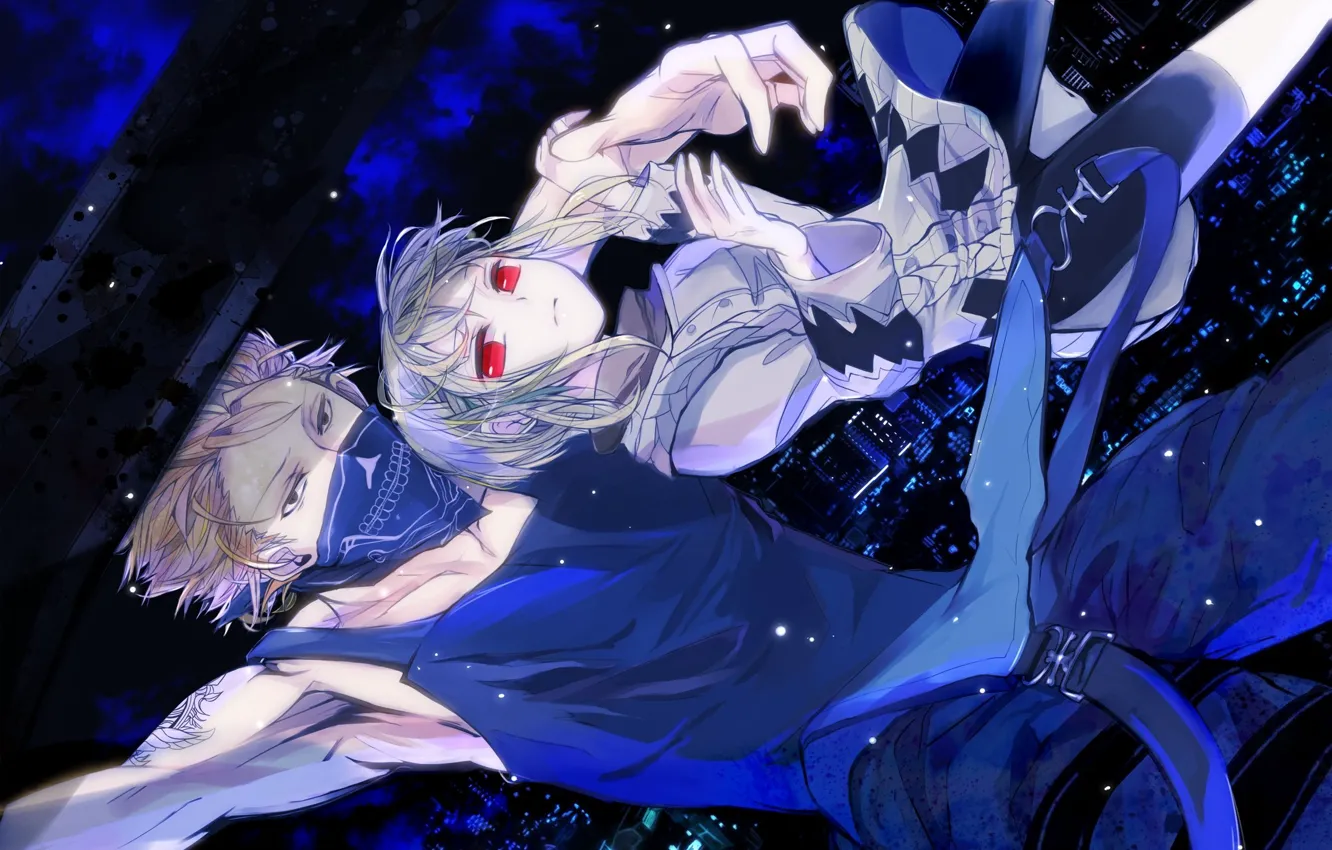 Photo wallpaper anime, art, guy, anime, Black Bullet, Black bullet, Lolly, Shougen Ikuma