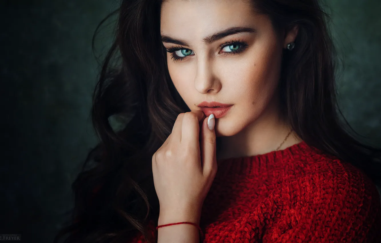 Wallpaper Look Girl Portrait Photographer Sweater Bogdana Evgeny Freyer For Mobile And