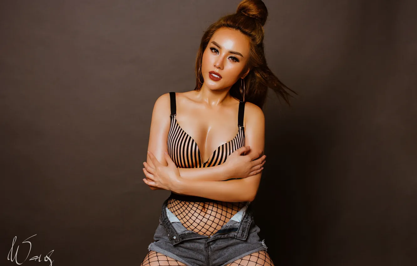 Photo wallpaper pose, girl, background