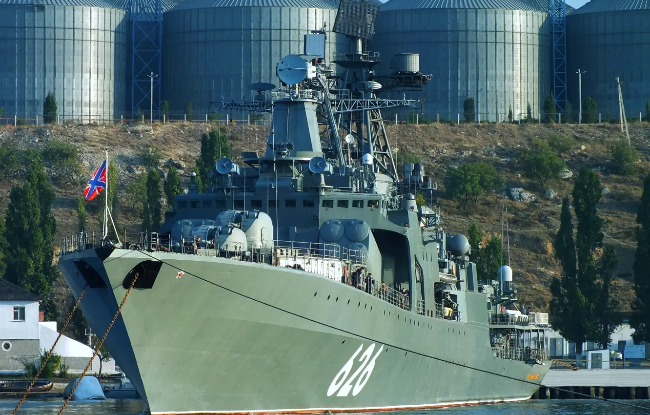 Photo wallpaper ship, Sevastopol, project 1155, Vice Admiral Kulakov, large anti-submarine
