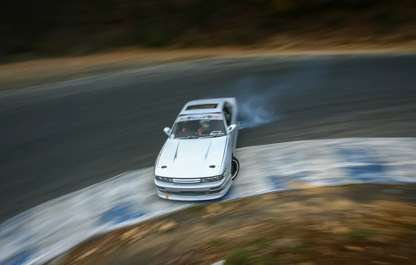 Photo wallpaper GTR, Nissan, drift, R33, drif