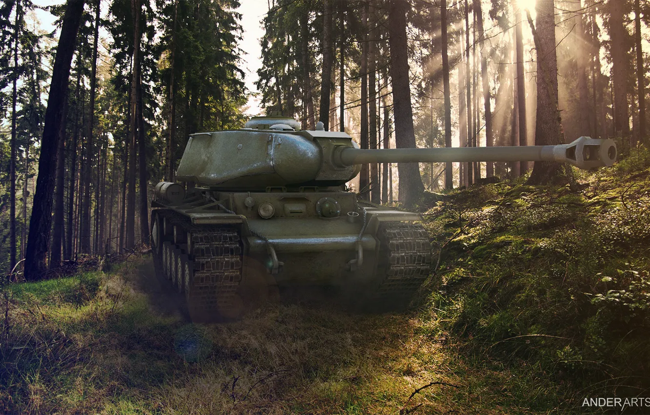 Photo wallpaper Wallpaper, brew, World of Tanks, THE KV-1S, кв1с, wot кв1с, Wallpaper wot
