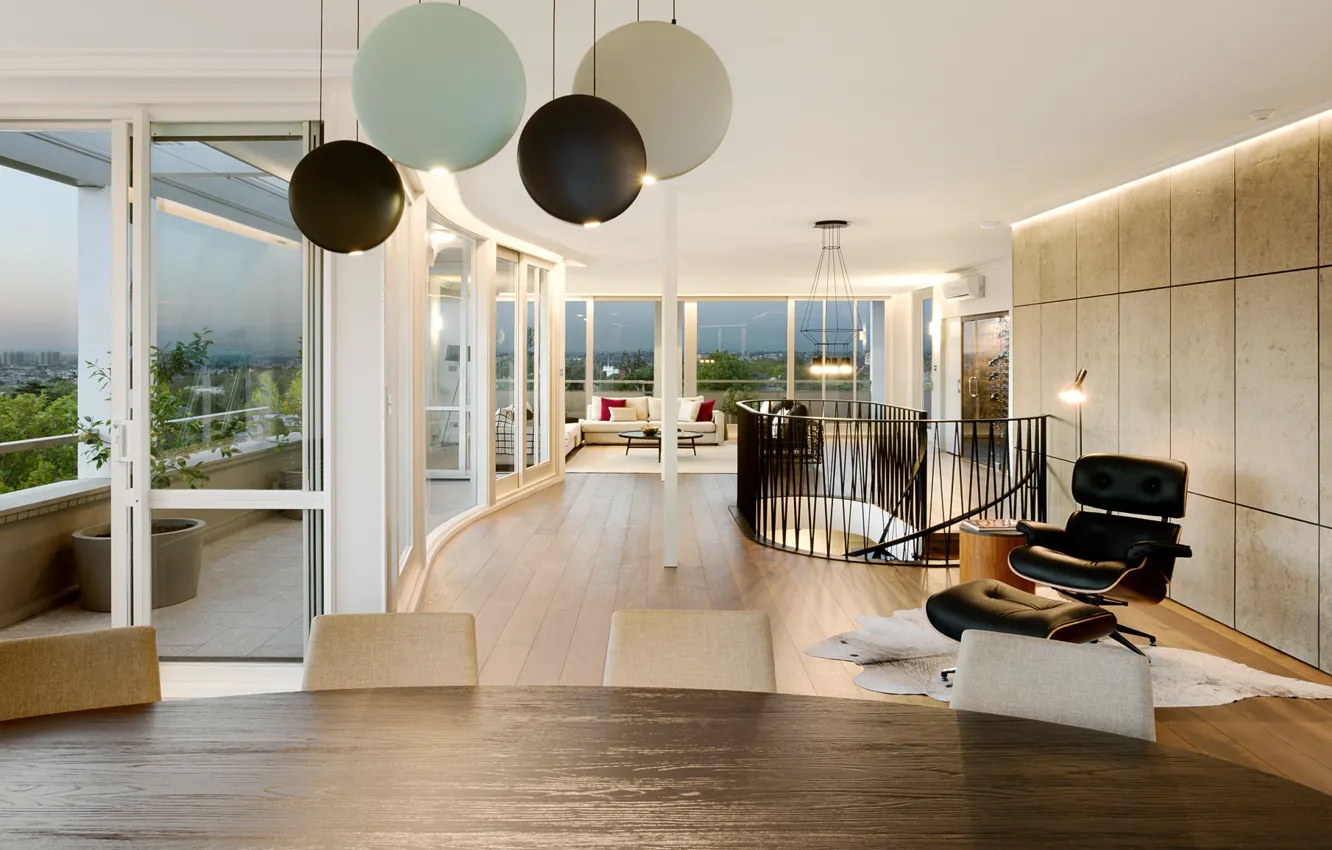 Photo wallpaper design, style, interior, Australia, Melbourne, living room, Australia, dining room