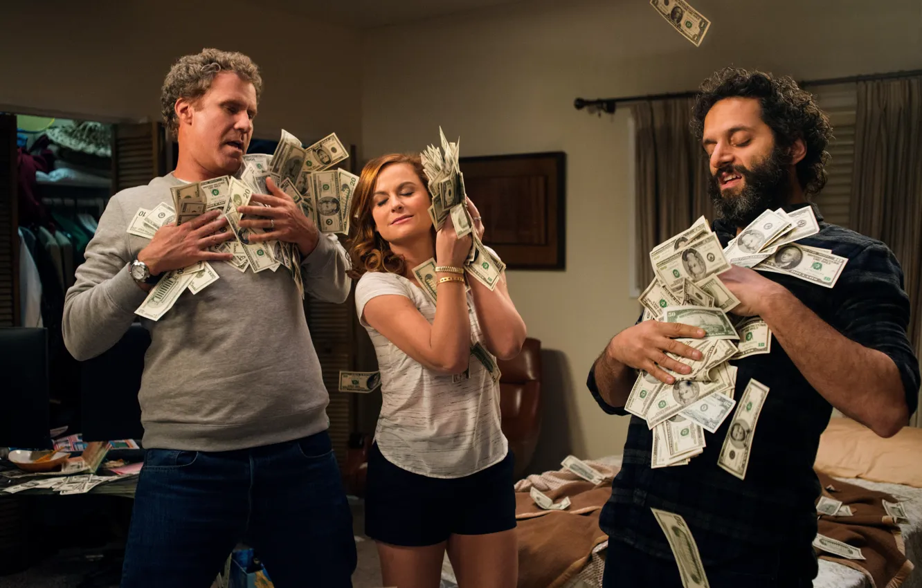 Photo wallpaper cinema, The House, movie, money, dollar, film, Amy Poehler, Will Ferrell