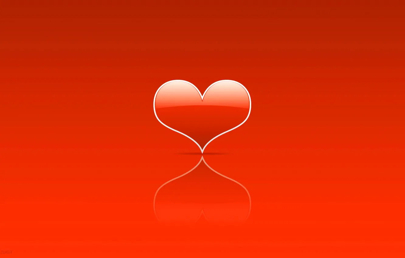 Photo wallpaper heart, minimalism, lovers, heart, Holy, Valentin