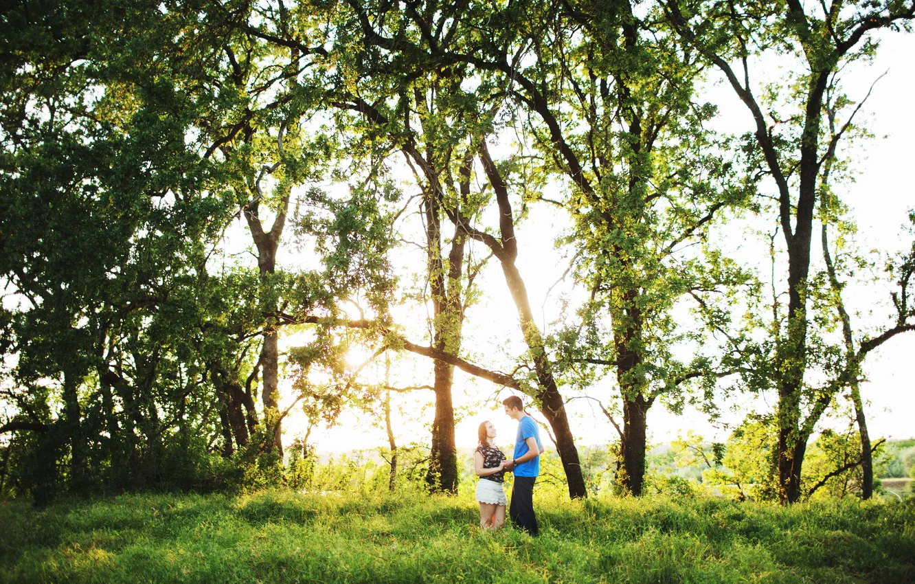 Photo wallpaper girl, guy, Dan, Cassie